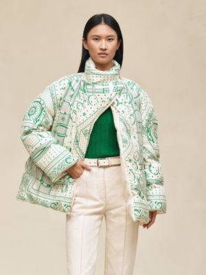 “Porte-Bonheur Chevron” 코트, 보기: 이미지: 제품 착용 이미지, worn, 2개 중 6번째 보기