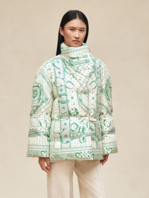 “Porte-Bonheur Chevron” 코트, 보기: 이미지: 제품 착용 이미지, worn, 4개 중 6번째 보기