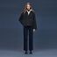 "Chaine d'Ancre" short coat, gris obscur