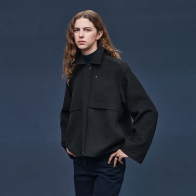 Grey - Hermès coats and jackets for women | Hermès USA