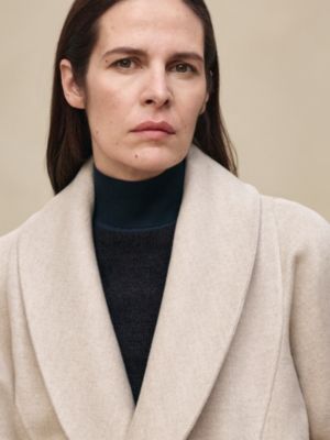 Long cashmere coat, View: Worn, worn, view 6 of 9