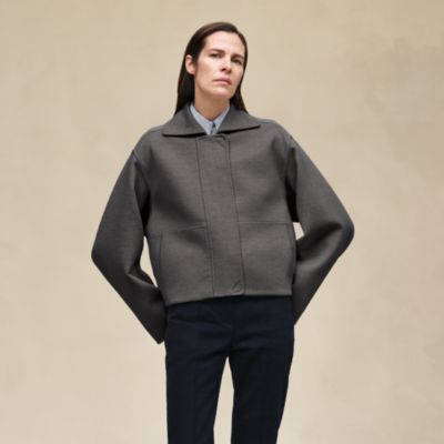 Grey - Hermès coats and jackets for women | Hermès USA