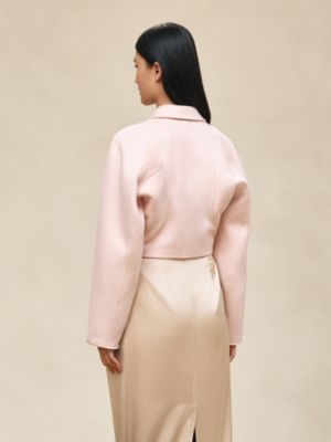 Wrap cashmere jacket, View: Worn, worn, view 3 of 6