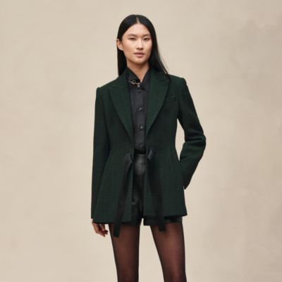 ジャケット - グリーン - レディス コート＆ジャケット | Hermès