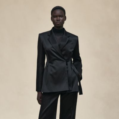 ジャケット・アウター 90s HERMES standcollar wool coat size50 Wool - Hermès coats and jackets for women | Hermès Hong Kong SAR