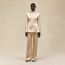 Suit jacket with knotted waist, beige gold, We will notify you when this product is back in stock