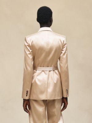 Suit jacket with knotted waist, View: Worn, worn, view 4 of 8