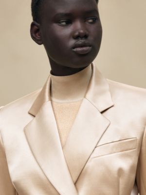 Suit jacket with knotted waist, View: Worn, worn, view 5 of 8