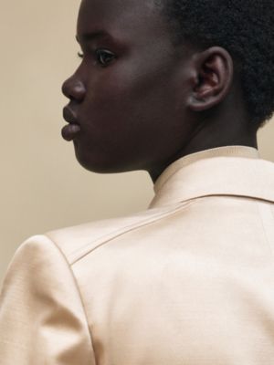 Suit jacket with knotted waist, View: Worn, worn, view 8 of 8