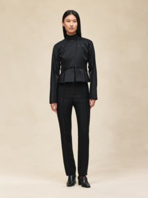 Short jacket with basque