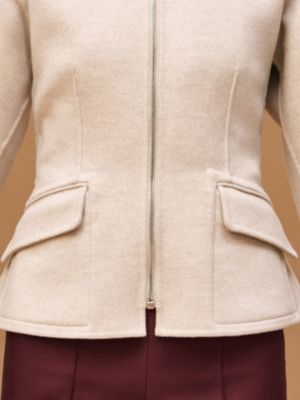 Short equestrian cashmere coat , View: front, front, view 7 of 8
