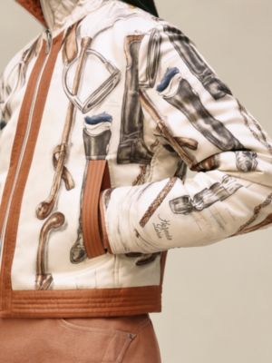 "A Propos de Bottes"飛行員夾克, 檢視: 佩戴, worn, 檢視共5張圖片的第6張