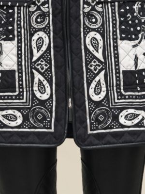 Chaleco largo estampado "Porte-Bonheur Chevron", Vista: Ver artículo puesto, worn, vista 7 de 7