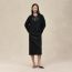 Cashmere embroidered jacket, noir