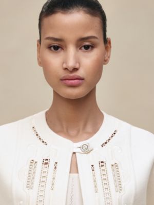 Cashmere embroidered jacket, View: Worn, worn, view 5 of 8