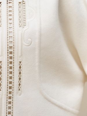 Cashmere embroidered jacket, View: Worn, worn, view 8 of 8