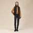 Reversible sleeveless jacket, noir