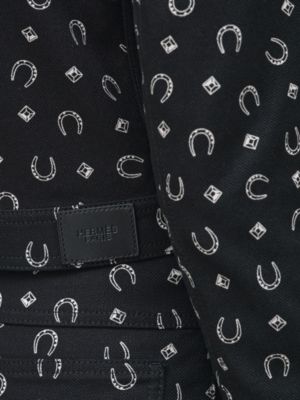 Jaqueta em jeans "Porte-Bonheur Bandana", Exibir: frente, front, visualizar 7 de 7