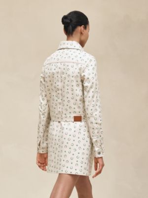 Chaqueta de inspiración denim estampado "Porte-Bonheur Bandana", Vista: Ver artículo puesto, worn, vista 3 de 6