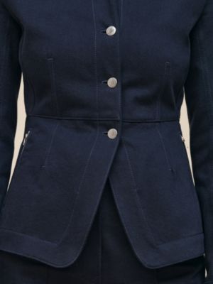 Denim equestrian jacket, View: Worn, worn, view 6 of 8
