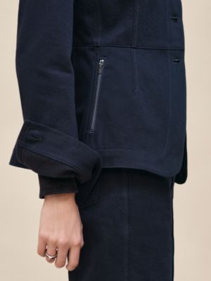 Denim equestrian jacket, View: Worn, worn, view 8 of 8