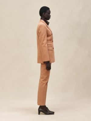 Mixed leather suit jacket, View: Worn, worn, view 3 of 7