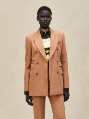 Mixed leather suit jacket, View: Worn, worn, view 4 of 7