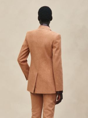 Mixed leather suit jacket, View: Worn, worn, view 5 of 7