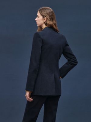 Mixed leather suit jacket, View: Worn, worn, view 4 of 7