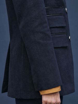 Mixed leather suit jacket, View: Worn, worn, view 6 of 7