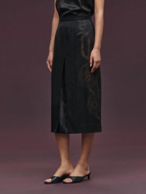 "L'Enseigne du Sellier" long skirt, View: Worn, worn, view 2 of 5