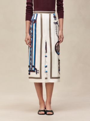 "L'Enseigne du Sellier" long skirt, View: Worn, worn, view 3 of 6