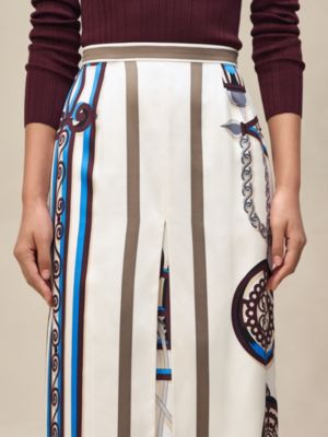 "L'Enseigne du Sellier" long skirt, View: Worn, worn, view 5 of 6