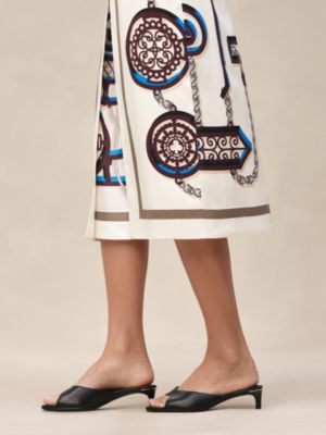 "L'Enseigne du Sellier" long skirt, View: Worn, worn, view 6 of 6