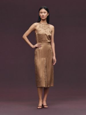 "L'Enseigne du Sellier" long skirt