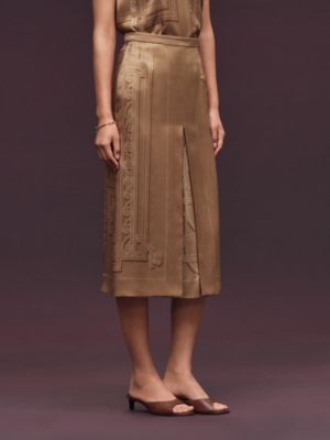"L'Enseigne du Sellier" long skirt, View: Worn, worn, view 2 of 5