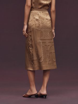 "L'Enseigne du Sellier" long skirt, View: Worn, worn, view 3 of 5
