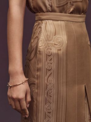 "L'Enseigne du Sellier" long skirt, View: Worn, worn, view 4 of 5