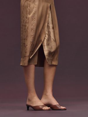 "L'Enseigne du Sellier" long skirt, View: Worn, worn, view 5 of 5