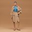 Wrap skirt, beige zénith