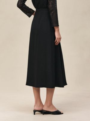 "H Kelly" flared asymmetric skirt, View: Worn, worn, view 3 of 6