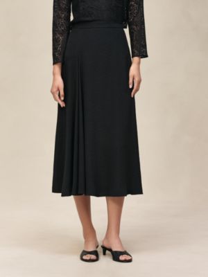 "H Kelly" flared asymmetric skirt, View: Worn, worn, view 4 of 6