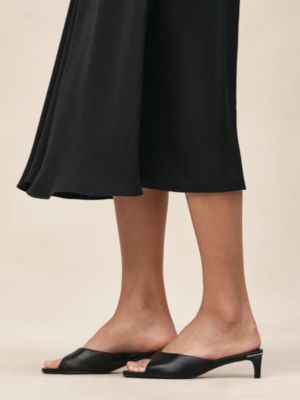 "H Kelly" flared asymmetric skirt, View: Worn, worn, view 6 of 6