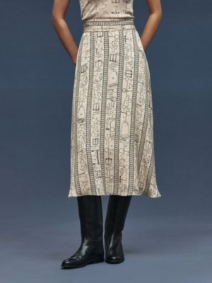 "Cahier du Colporteur" straight skirt, View: Worn, worn, view 2 of 5