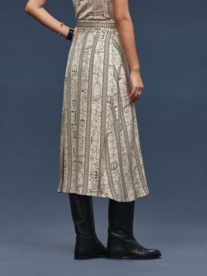 "Cahier du Colporteur" straight skirt, View: Worn, worn, view 3 of 5