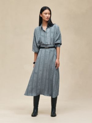 "Cahier du Colporteur" straight skirt