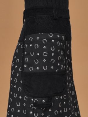 Jupe droite mix imprimé «&nbsp;Porte-Bonheur Bandana&nbsp;», Vue: vue de face, front, vue 5 sur 6