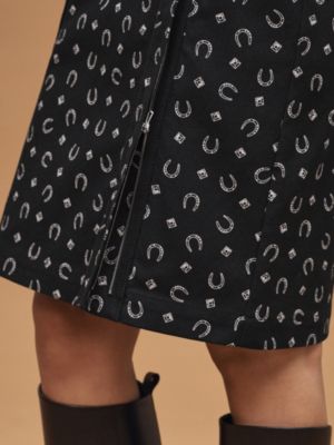 Jupe droite mix imprimé «&nbsp;Porte-Bonheur Bandana&nbsp;», Vue: Vue portée, worn, vue 6 sur 6