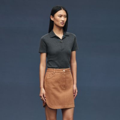 HERMES エルメス スカート 38 ブラウン レディス ドレス＆スカート | Hermès - エルメス-公式サイト