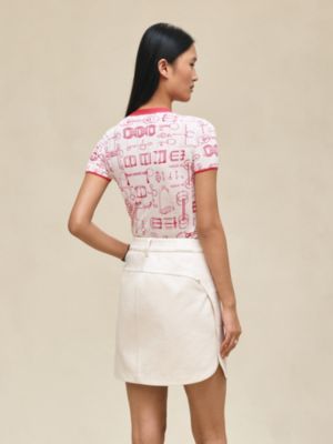 승마 미니스커트, 보기: 이미지: 제품 착용 이미지, worn, 3개 중 5번째 보기